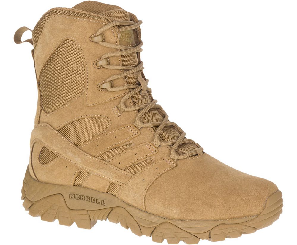 Merrell Brasil - Botas Merrell Caqui Lojas - Merrell Moab 2 Defense Sapatos  Homem